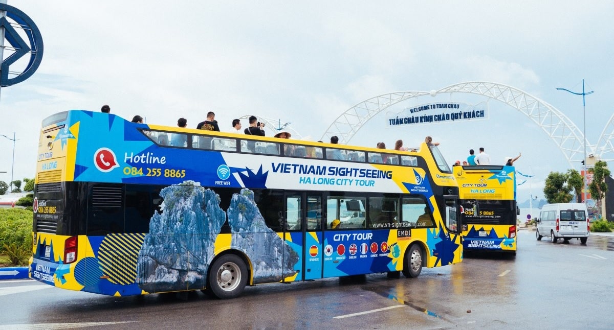 Vé Trải Nghiệm Xe Buýt 2 Tầng Hạ Long
